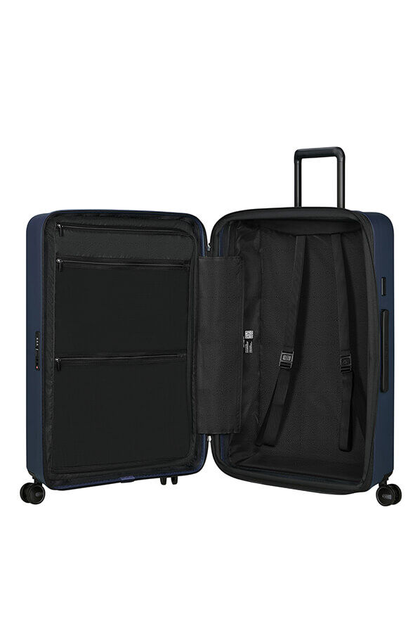 Samsonite Restackd Spinner Expandable 75cm  Midnight Samsonite Restackd Spinner Expandable 75cm  Midnight