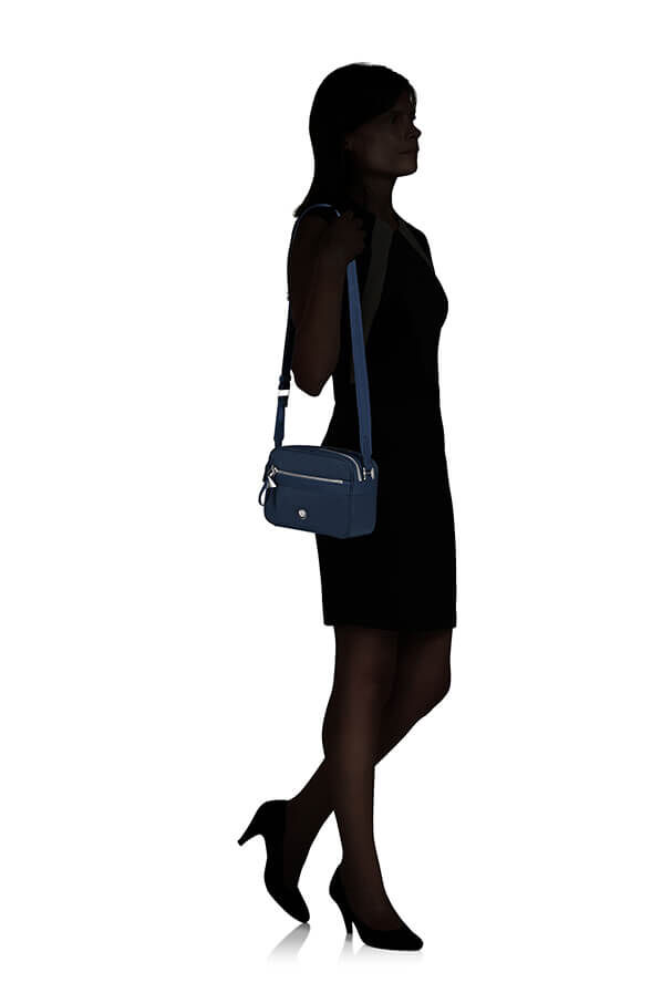 Samsonite Karissa Evo Shoulder Bag 2 Comp  Blue Nights Samsonite Karissa Evo Shoulder Bag 2 Comp  Blue Nights