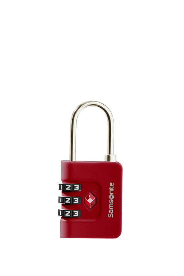 Samsonite Ta Revolution Combilock 3 dial TSA  Rojo