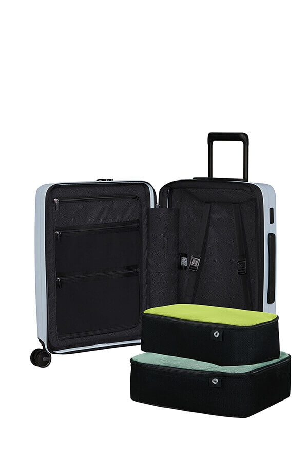 Samsonite Restackd Spinner Expandable Easy Access 55cm  Glacier Samsonite Restackd Spinner Expandable Easy Access 55cm  Glacier