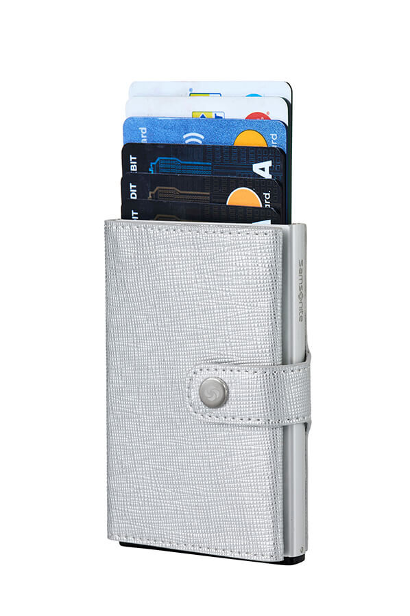 Samsonite Alu Fit 202 - Slide-up Wallet  Plata