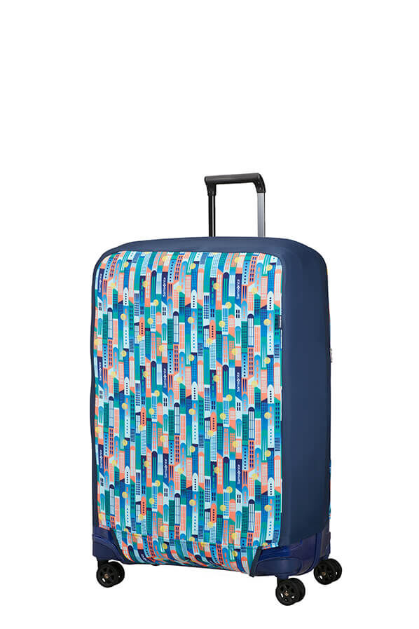 Samsonite Ta Revolution Foldable Luggage Cover L  City Print