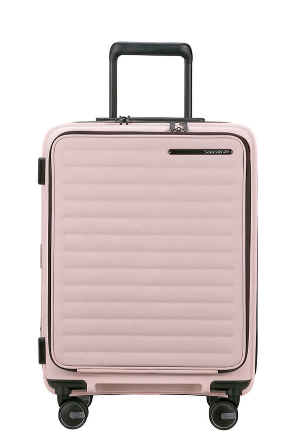Samsonite Restackd Spinner Expandable Easy Access 55cm  Rose Samsonite Restackd Spinner Expandable Easy Access 55cm  Rose