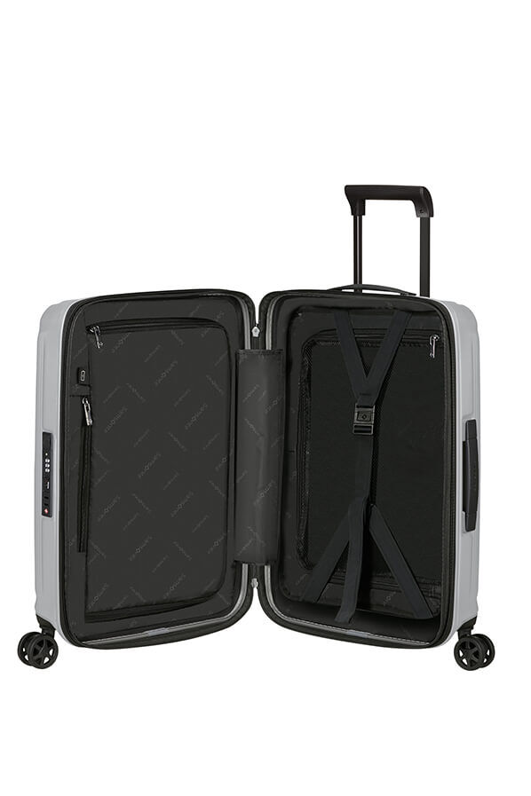 Samsonite Nuon Spinner Expandable 55cm  Matt Silver Samsonite Nuon Spinner Expandable 55cm  Matt Silver