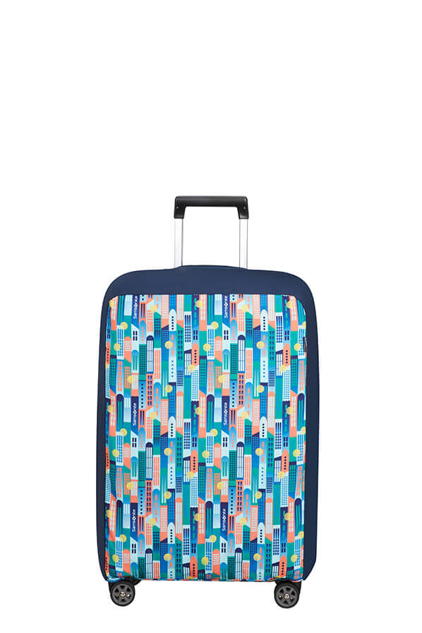 Samsonite Ta Revolution Foldable Luggage Cover M  City Print