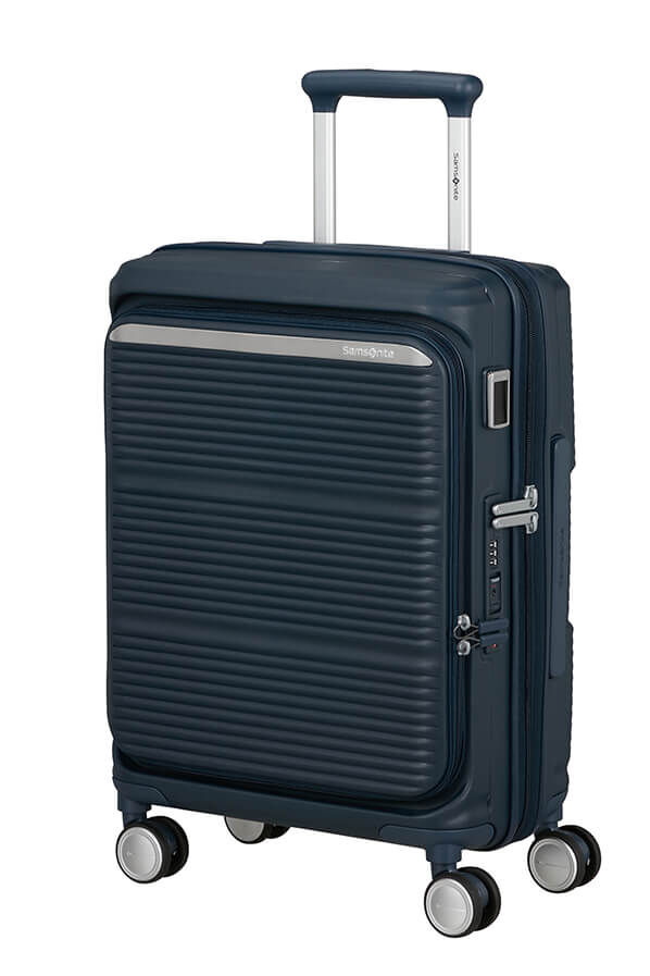 Samsonite Paralux Spinner Expandable Global Co 55cm  Midnight Navy Samsonite Paralux Spinner Expandable Global Co 55cm  Midnight Navy