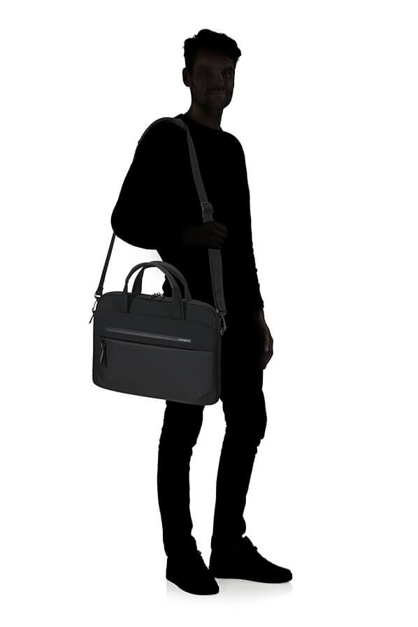 Samsonite Moderny Slim Briefcase 15.6'  Negro