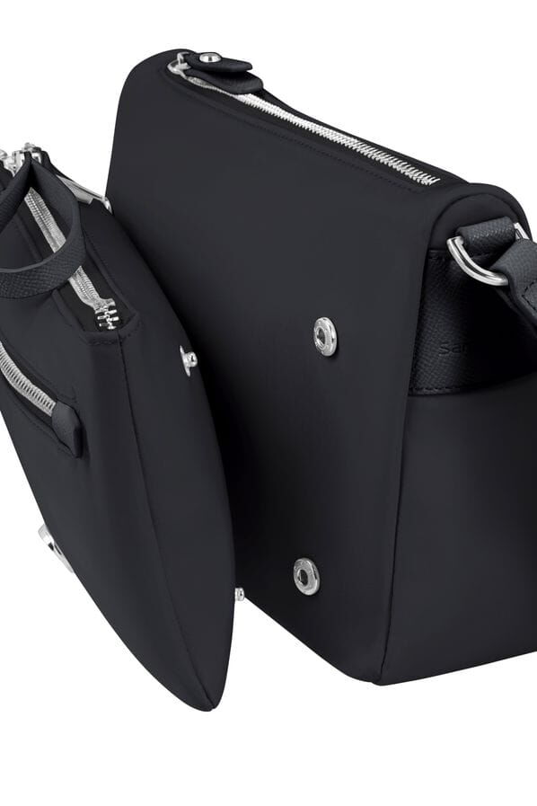 Samsonite Karissa Evo Shoulder Bag + Pouch  Black Samsonite Karissa Evo Shoulder Bag + Pouch  Black
