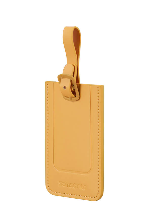 Samsonite Ta Revolution Rectangle Luggage Tag x2  Amarillo