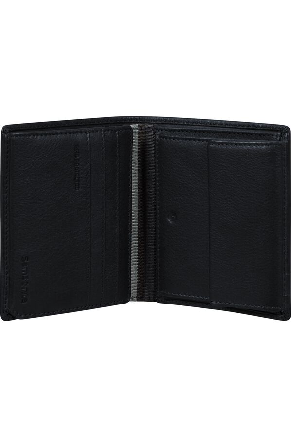 Samsonite Flagged Slg 144 - W S 8CC+HFL+C+2C  Black Samsonite Flagged Slg 144 - W S 8CC+HFL+C+2C  Black