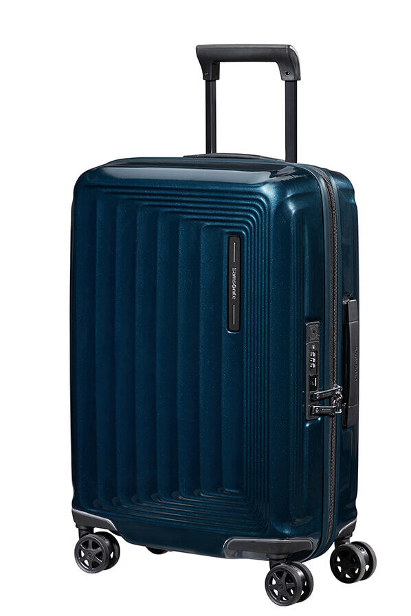 Samsonite Nuon Spinner Expandable 55cm  Metallic Dark Blue Samsonite Nuon Spinner Expandable 55cm  Metallic Dark Blue