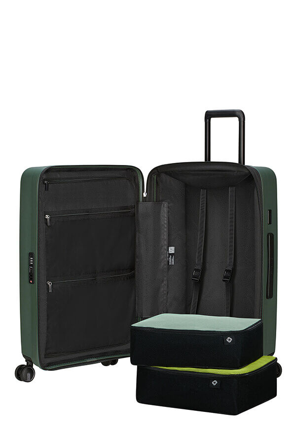 Samsonite Restackd Spinner Expandable 68cm  Sage Samsonite Restackd Spinner Expandable 68cm  Sage