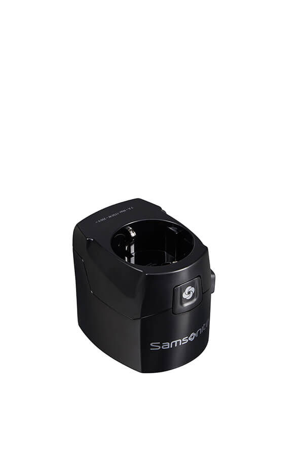 Samsonite Travel Accessories World Adaptor Pro 3-P+USB Negro