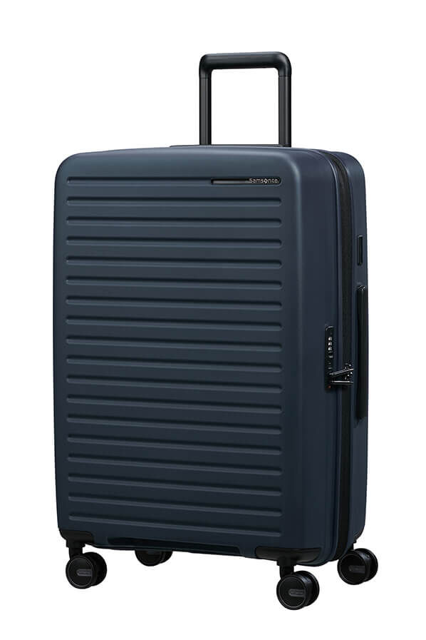 Samsonite Restackd Spinner Expandable 68cm  Midnight Samsonite Restackd Spinner Expandable 68cm  Midnight