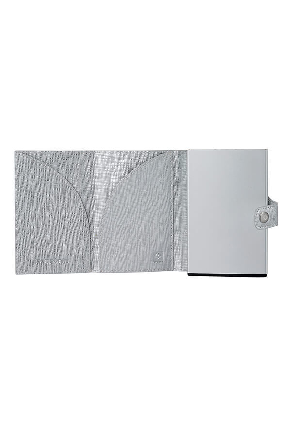 Samsonite Alu Fit 202 - Slide-up Wallet  Plata