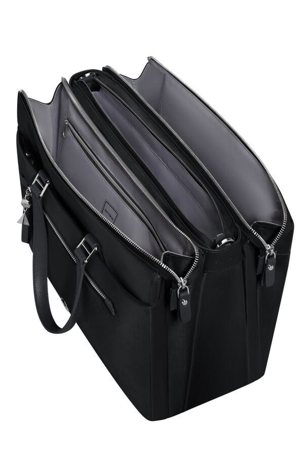 Samsonite Karissa Evo Org. Tote 14.1' 3 Comp  Black Samsonite Karissa Evo Org. Tote 14.1' 3 Comp  Black