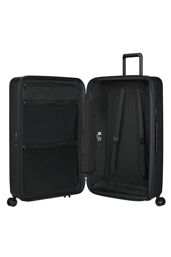 Samsonite Restackd Spinner Expandable 81cm  Black Samsonite Restackd Spinner Expandable 81cm  Black