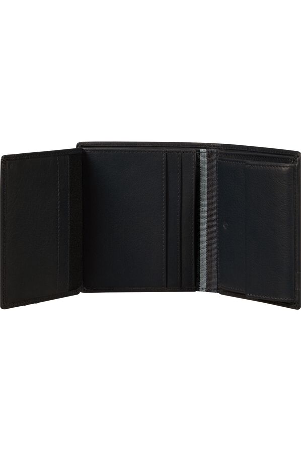 Samsonite Flagged Slg 144 - W S 8CC+HFL+C+2C  Black Samsonite Flagged Slg 144 - W S 8CC+HFL+C+2C  Black