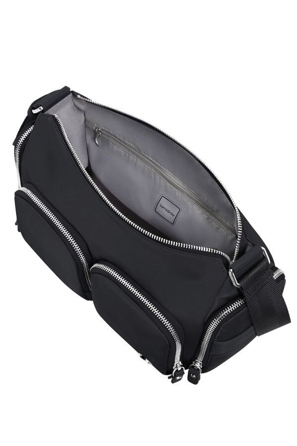Samsonite Karissa Evo Shoulder Bag Multi Pkt  Black Samsonite Karissa Evo Shoulder Bag Multi Pkt  Black