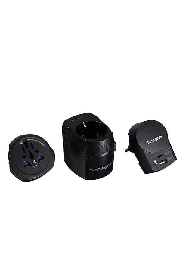 Ta Revolution Adaptador mundial Pro de 3 polos + USB