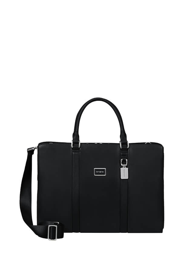 Image Biz Leather Malet&iacute;n 15.6" | Samsonite Image Biz Leather Briefcase 15.6'  Negro