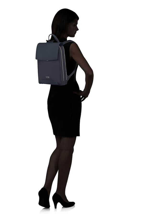 Samsonite Zalia 3.0 Backpack with flap 14.1'  Dark Navy Samsonite Zalia 3.0 Backpack with flap 14.1'  Dark Navy