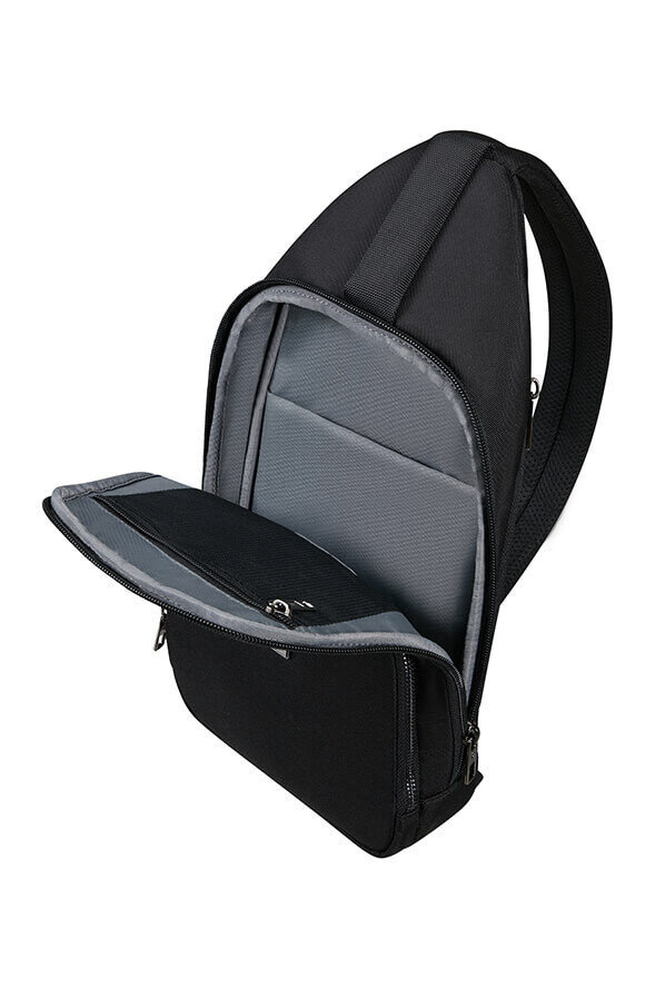 Samsonite Sacksquare Sling Bag M  Black Samsonite Sacksquare Sling Bag M  Black