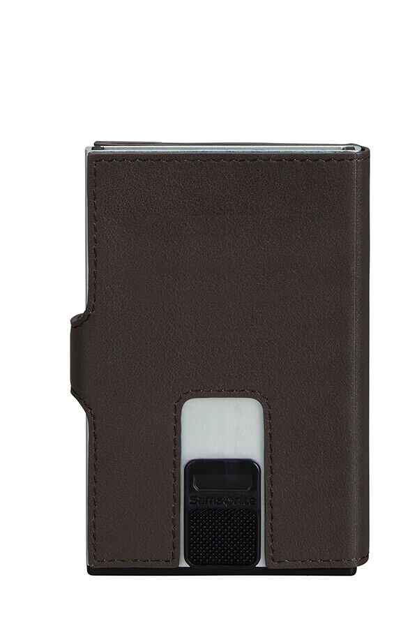 Samsonite Alu Fit 202 - Slide-up Wallet  Dark Brown Samsonite Alu Fit 202 - Slide-up Wallet  Dark Brown