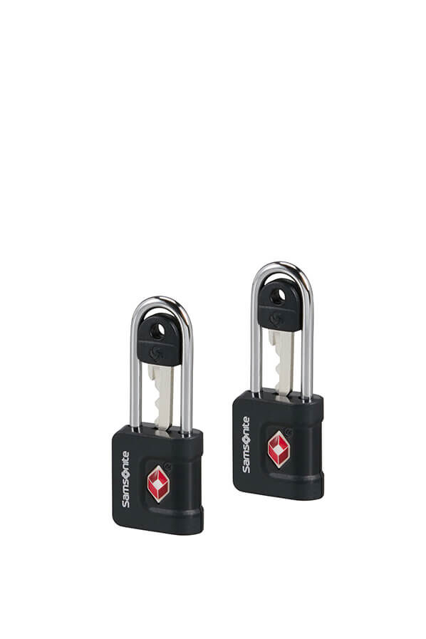 Samsonite Ta Revolution Key Lock TSA x2  Black