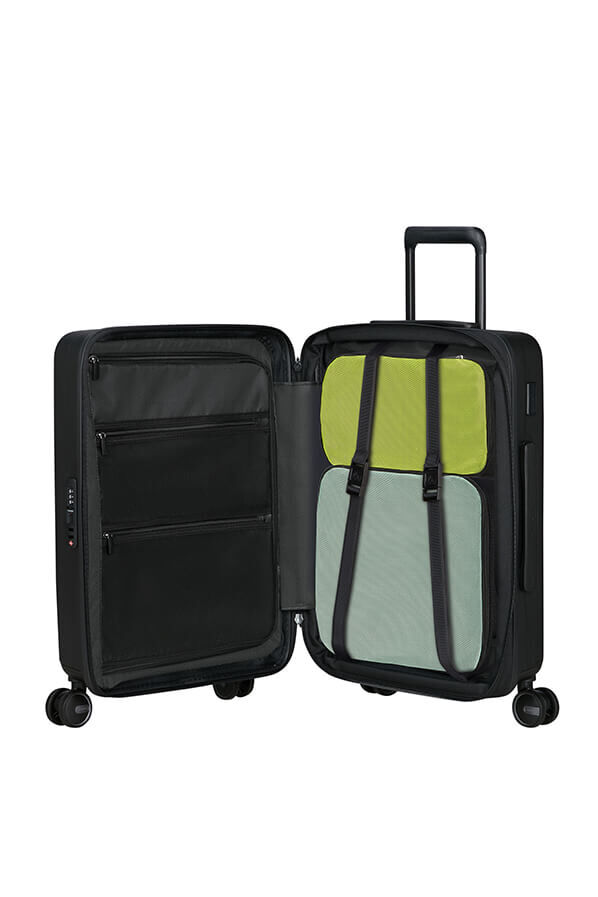 Samsonite Restackd Spinner Expandable Easy Access 55cm  Negro