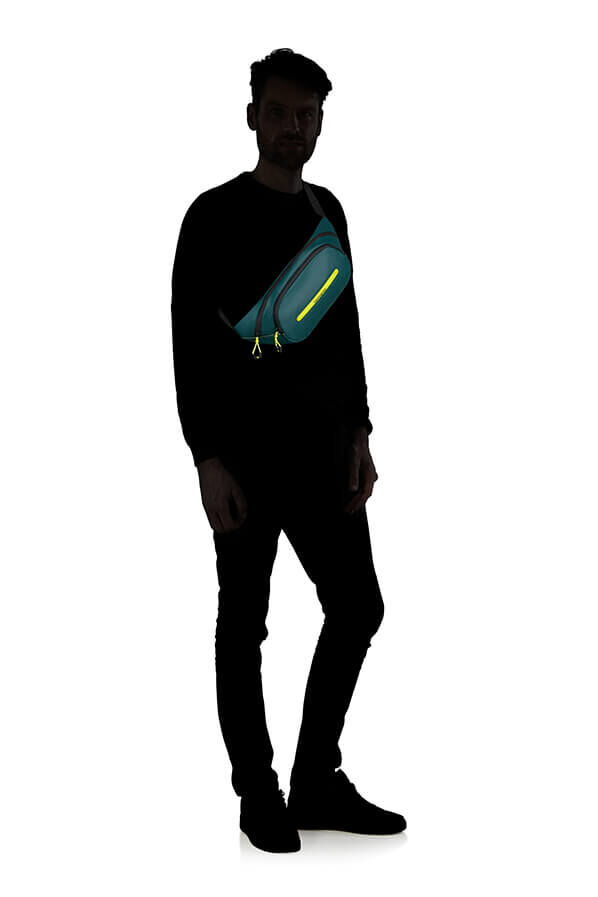 Samsonite Ecodiver BELT BAG  Dark Teal/Lime Samsonite Ecodiver BELT BAG  Dark Teal/Lime