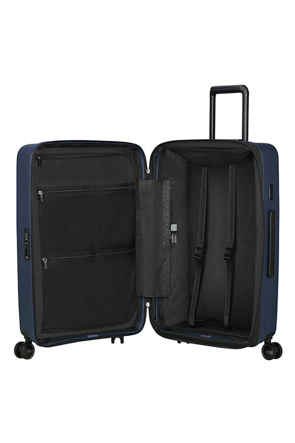 Samsonite Restackd Spinner Expandable 68cm  Midnight Samsonite Restackd Spinner Expandable 68cm  Midnight