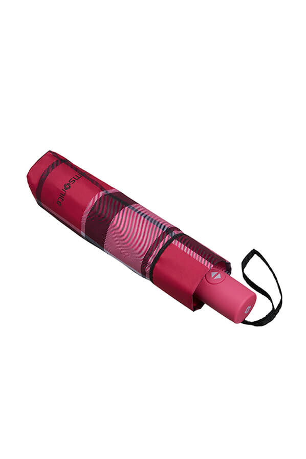 Samsonite Wood Classic S 3 Sect. Auto O/C Short  Fuchsia Check Samsonite Wood Classic S 3 Sect. Auto O/C Short  Fuchsia Check