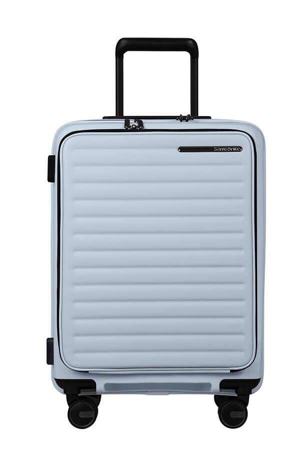 Samsonite Restackd Spinner Expandable Easy Access 55cm  Glacier Samsonite Restackd Spinner Expandable Easy Access 55cm  Glacier