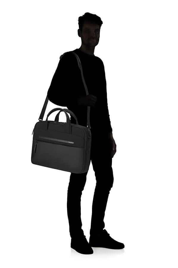 Samsonite Moderny Laptop Briefcase 15.6'  Black