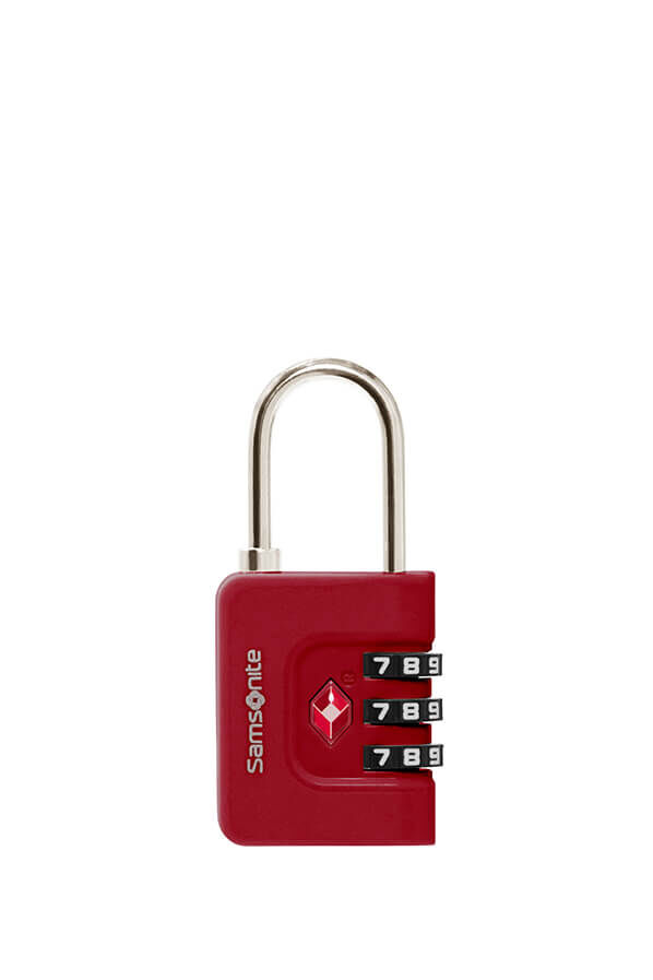Samsonite Ta Revolution Combilock 3 dial TSA  Rojo