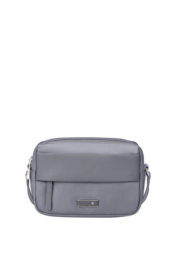 Samsonite Zalia 3.0 Shoulder Bag 2 Comp  Silver Grey