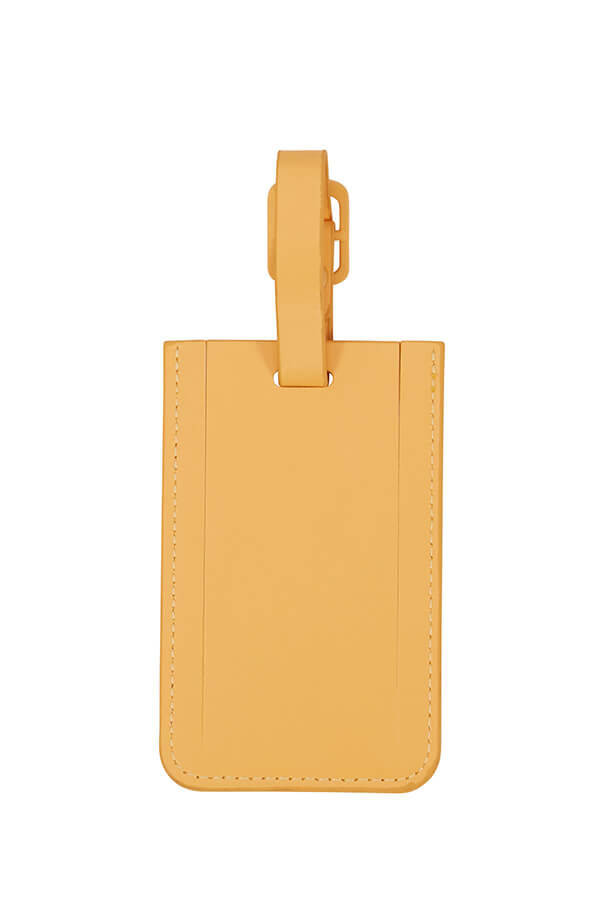 Samsonite Ta Revolution Rectangle Luggage Tag x2  Amarillo