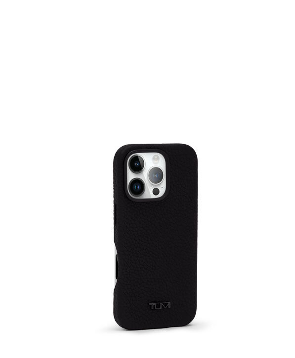 TUMI Funda de piel MagSafe para iPhone 16 Pro
