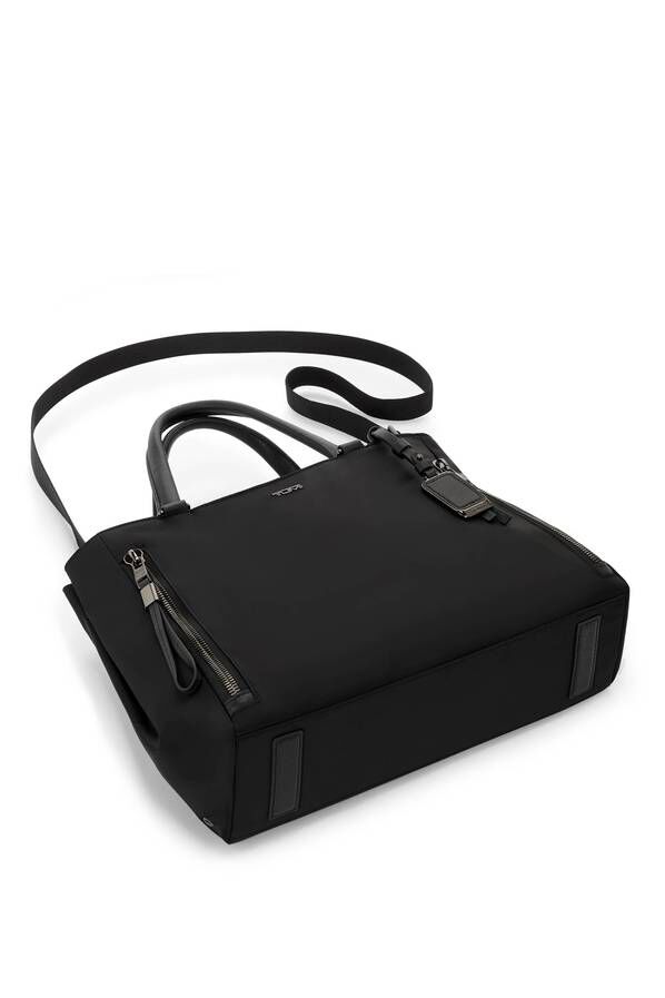 TUMI Voyageur VALETTA MEDIUM TOTE  Black/Gunmetal TUMI Voyageur VALETTA MEDIUM TOTE  Black/Gunmetal
