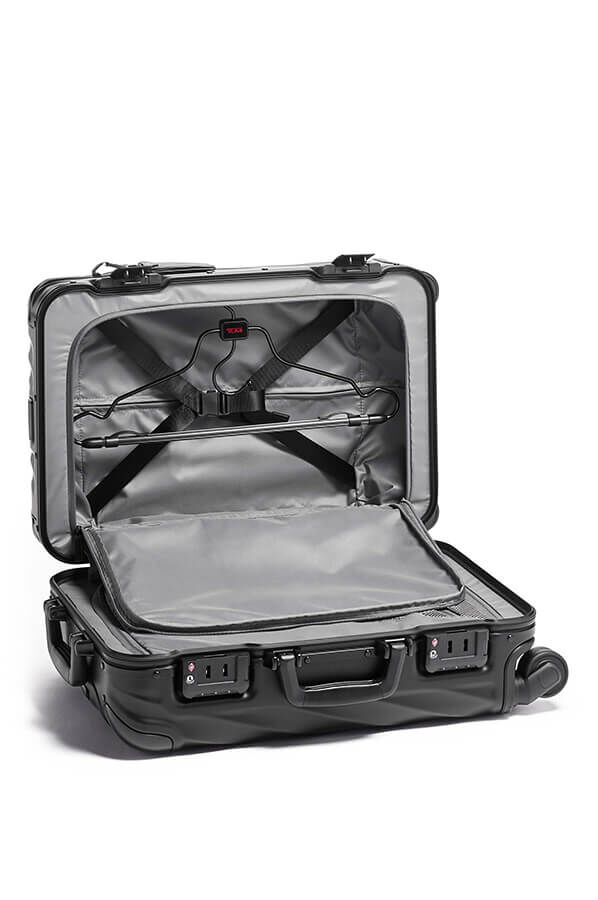 TUMI 19 Degree Aluminium INTERNATIONAL CARRY-ON Matte Black