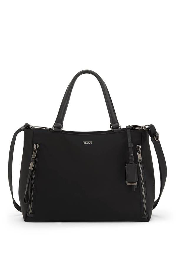 TUMI Voyageur VALETTA MEDIUM TOTE  Black/Gunmetal TUMI Voyageur VALETTA MEDIUM TOTE  Black/Gunmetal