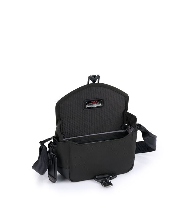 TUMI Alpha Bravo COMPASS FLAP CROSSBODY  Black TUMI Alpha Bravo COMPASS FLAP CROSSBODY  Black